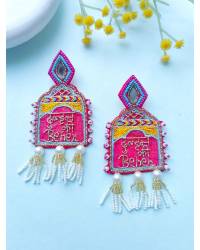 Buy Online Crunchy Fashion Earring Jewelry SurajMukhi Earrings- Unique Beaded Sunflower Earrings for Women & Girls Drops & Danglers CFE2032