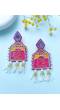 'Dulhan ki Behen' Beaded Earrings for Wedding Haldi Mehndi Occasions