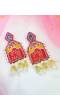 Dulhan Ki Maa Handmade Beaded Danger Earrings