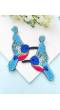 FlyHigh Bird Quirky Handmade Beaded Earrings for women