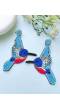 FlyHigh Bird Quirky Handmade Beaded Earrings for women