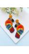 Multicolor Birdy Handmade Beaded Earrings for Women