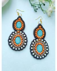 Buy Online Royal Bling Earring Jewelry Royal Bling Glowing Elliptical Earrings Jewellery RAE0229