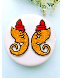 Buy Online Crunchy Fashion Earring Jewelry Unique Handmade Flower Stud Earrings for Girls & Women Drops & Danglers CFE2024
