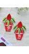 Beautiful Red Kalash Handmade Beaded Danglers for Women