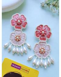 Buy Online Crunchy Fashion Earring Jewelry Golden Crystal Beaded Tassel Earrings... Jewellery CFE1405