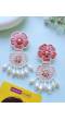 Handmade Pink Blossom Earrings, Floral Jewellery for Women & Girls