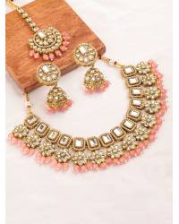 Buy Online Crunchy Fashion Earring Jewelry Kundan crystal Necklace Earrings Set Jewellery RAS0121