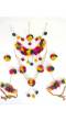 Dulhaniya's Multicolored Floral Haldi-Mehndi Jewelry Set