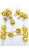 Floral Whisper Yellow-White Haldi Bridal Jewelry Set for Women