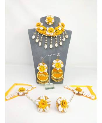 All-season Floral Ethnic Collection: Women's Bridal Jewellery Set