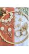 White Mogra Floral Haldi-Mehndi Jewellery Set for Brides