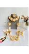 Yellow-White Floral Bridal Jewellery Set for Haldi-Mehndi