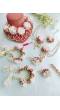 Peach-White Floral Jewelry for Haldi-Mehndi Baby Shower
