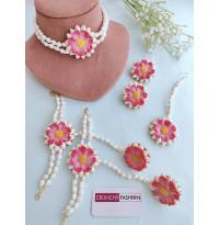 White Mogra Flower Flower Jewellery Haldi-Mehndi, Carnivals