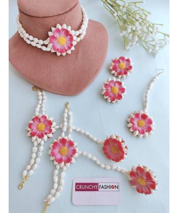 White Mogra Flower Flower Jewellery Haldi-Mehndi, Carnivals