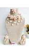 Peach Flower & Sea Shell Jewellery for Haldi & Mehndi