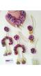 Pink-Lavender Floral Haldi & Mehndi Bridal Jewellery