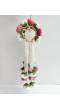 Pink-White Bridal Kalire with Pearls for Haldi, Mehndi