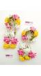 Designer Yellow-PInk Floral Bridal Kalire for Weddings