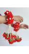 Red Rose Designer Floral Kalire for Brides