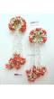 Peach Rose Designer Bridal Kalire for Haldi, Weddings