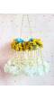 Yellow-White Floral Kaliras/ Kaleera for Haldi