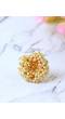 Gold Plated Statement Pearl Ring: Perfect Party Wear for Women and Girls