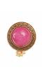 Pink Stone Antique Gold Adjustable Rings for Women &