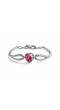Valentine Special Pink Heart Austrain Crystal Bracelet