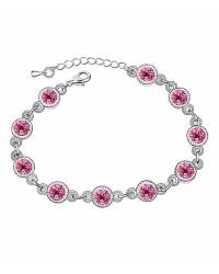 Buy Online  Earring Jewelry Sterling Royal Heart Bracelet Bracelets & Bangles CFB0247