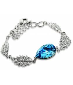 Crystal & Leaves Bracelet