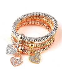 Buy Online Crunchy Fashion Earring Jewelry Austrain Crystal WaterDroplet Pendant Necklace Jewellery CFN0341