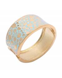 Buy Online Crunchy Fashion Earring Jewelry Antique Gold Engraved Cuff Bracelet Jewellery CFB0355