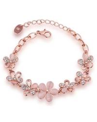Buy Online Royal Bling Earring Jewelry Oxidised Silver Pink Floral Jhumka Earrings RAE0653 Jewellery RAE0653