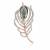 Grey Crystal Feather L...