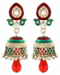 Buy Online Royal Bling Earring Jewelry Pearl Hoop Jhumka Earrings Jewellery RAE0165