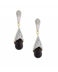 Buy Online Royal Bling Earring Jewelry Mughal-e-Azam Black Earrings Jewellery RAE0058