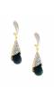 AD Green Drop Earrings