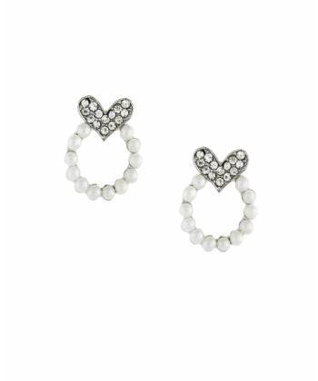 Valentine Special Heart of Hoops Studs