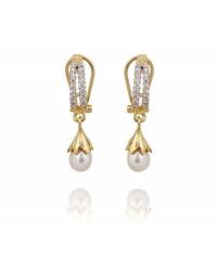 Buy Online Crunchy Fashion Earring Jewelry Afghani Gold Earrings Metal Drops Earring Jewellery CFE0791