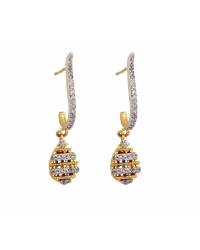 Buy Online Royal Bling Earring Jewelry Traditional Floral Peach Kundan Jhumka Earrings RAE0602 Jewellery RAE0602