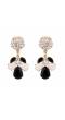 Bling of Monochrome Drop Earrings