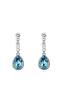 Austrain Crystal Blue WaterDroplet Earrings