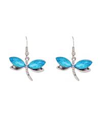 Buy Online Crunchy Fashion Earring Jewelry Titanic Inspired Blue Crystal Necklace Jewellery CFN0419