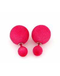 Buy Online Crunchy Fashion Earring Jewelry Crunchy Fashion Drop Flower Ear Stud Red Silver Pearl Earrings  RAE2282 Studs RAE2282
