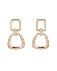 Buy Online Crunchy Fashion Earring Jewelry Blue & Gold-Toned Teardrop Shaped Drop Earrings Jewellery CFE0859