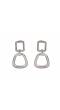 Silver Geometrical Earrings