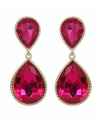 Buy Online Crunchy Fashion Earring Jewelry The Modish Verdant Blush ChandBali Earrings Jewellery CFE0450