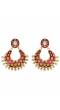 Red Tradtional  Matka Earring
